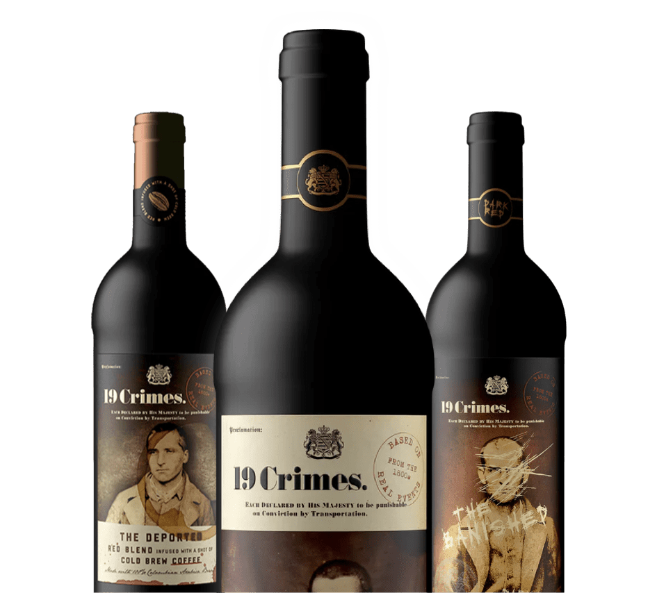 19 Crimes Wine Website