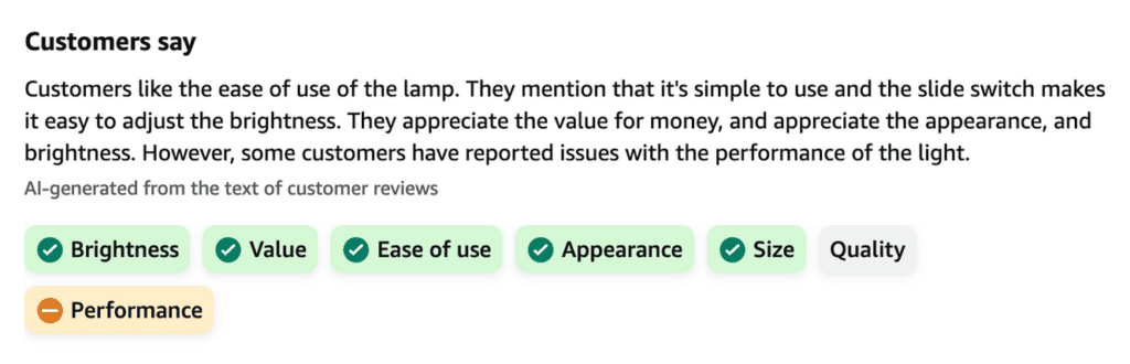 Amazon's generative AI will summarise all the reviews for you