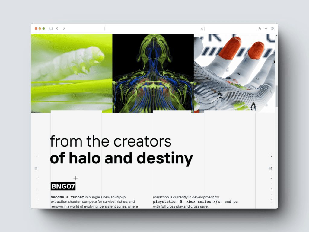 An example of Neubrutalism in design