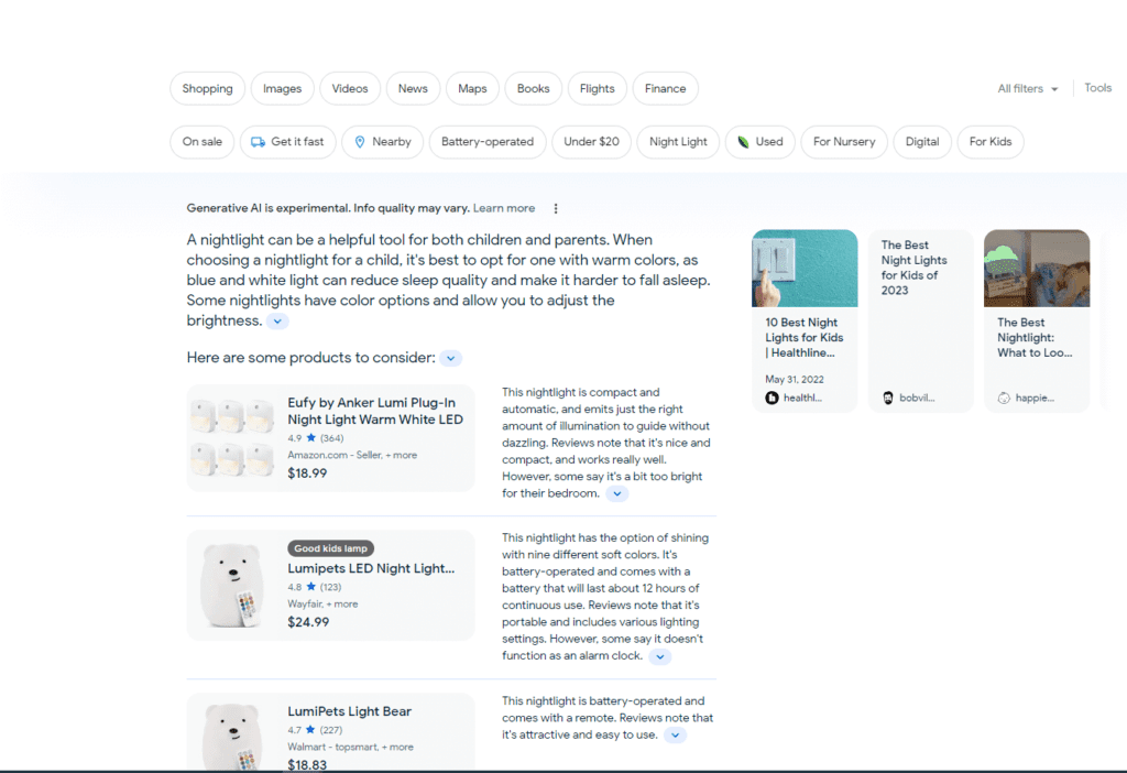 Google SME nightlights