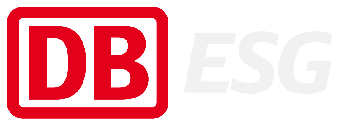 DB ESG logo - red & white