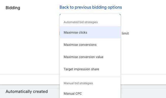 Google Ads bidding strategies