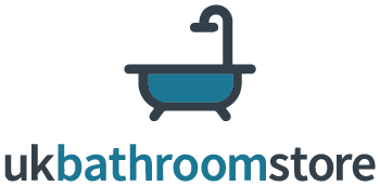 UK Bathroom Store Logo - black and blue