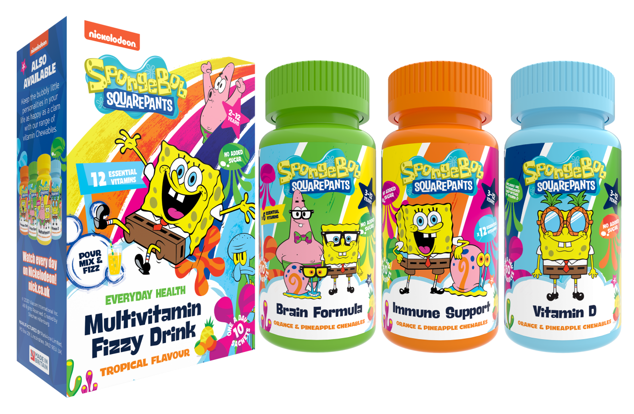 Spongebob Supplements and Vitamins