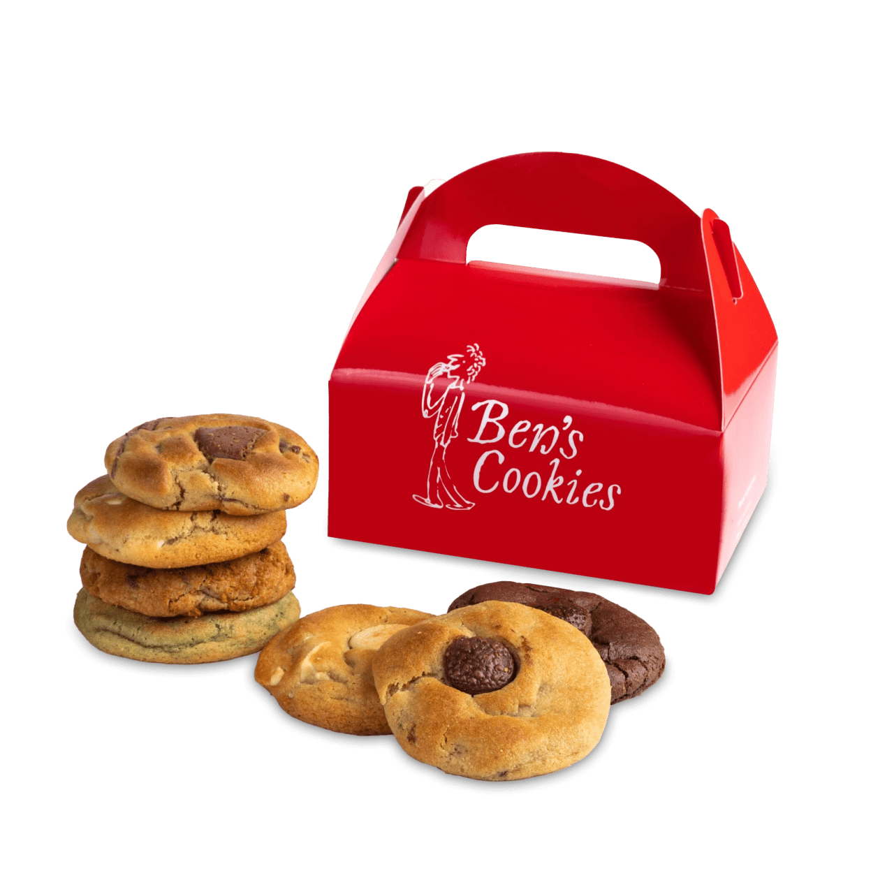 A box of Ben's Cookies