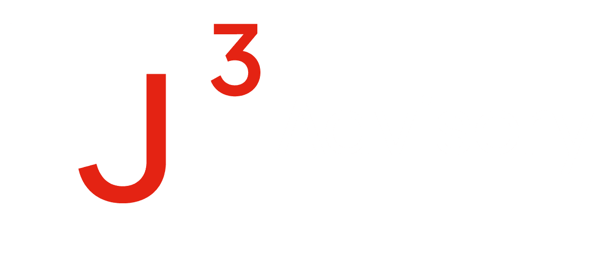 J3 Advisory Logo - white