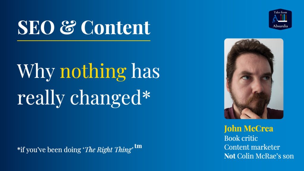 SEO Presentation Title Slide