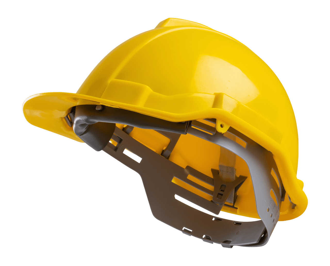 yellow hard hat
