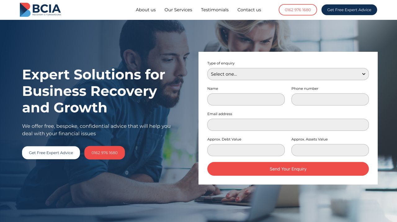 BCIA Landing Page for ppc